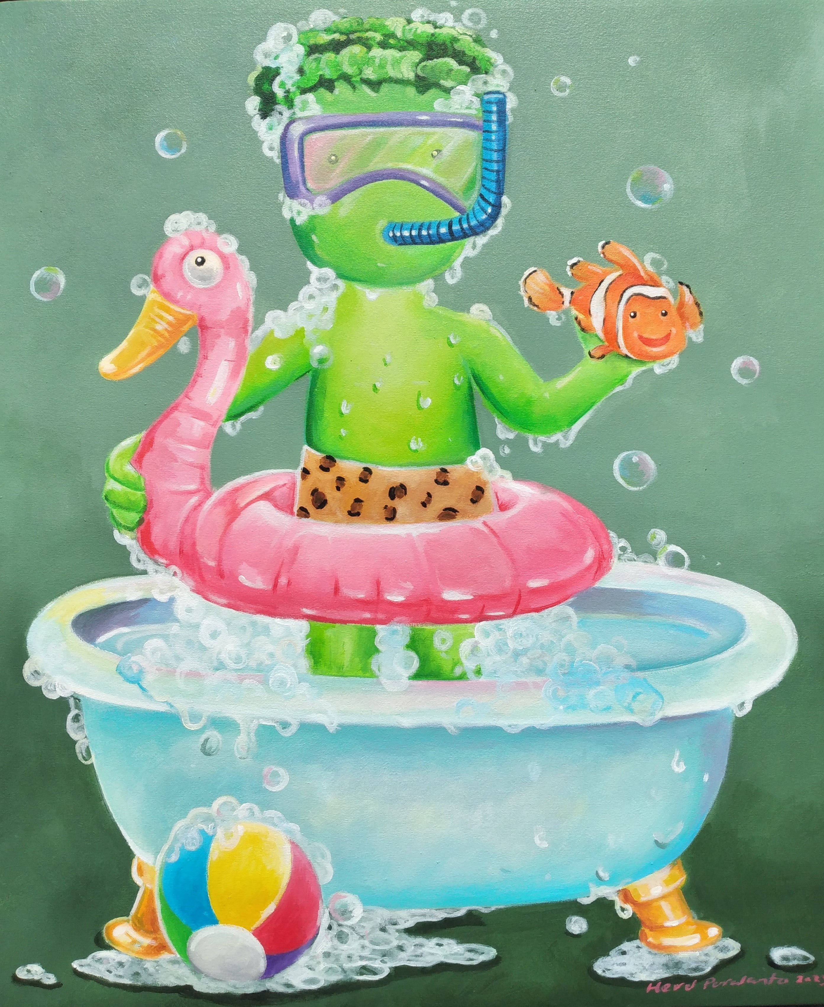 Bathing Is Fun With Toys