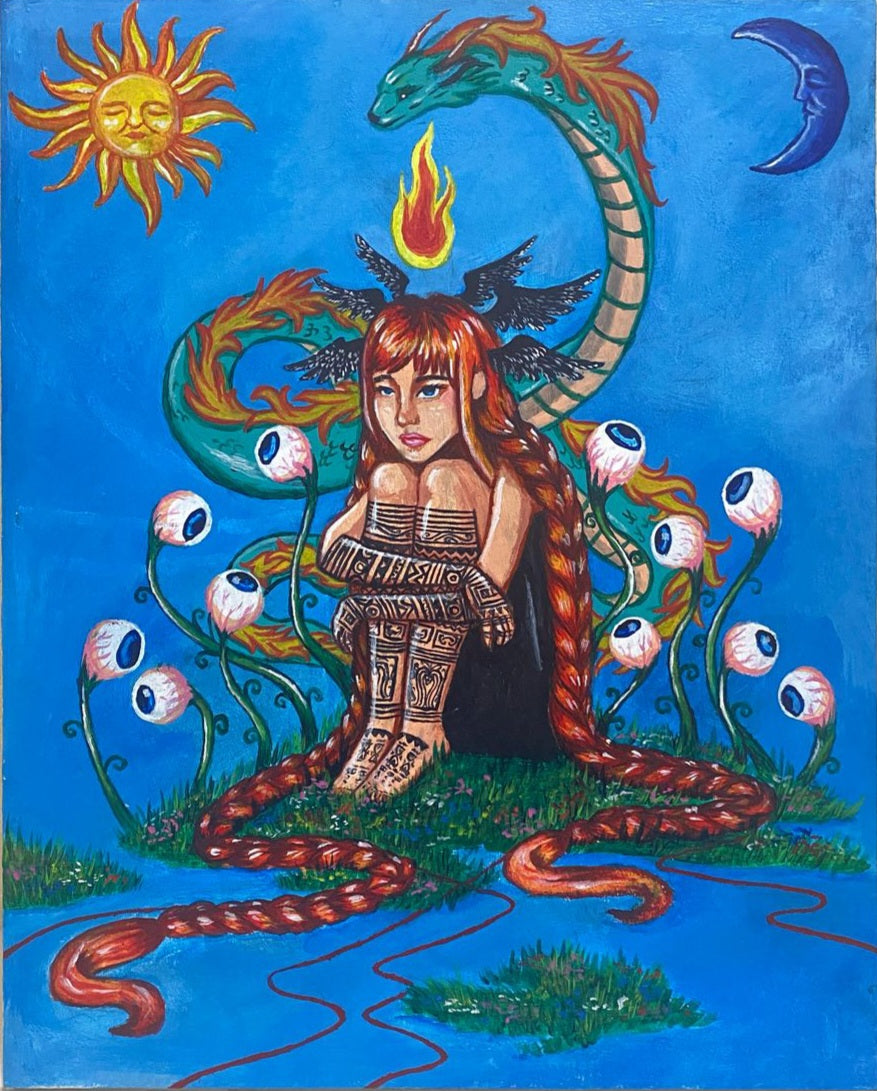 Tedak (body tattoo from Dayak Kayan people)