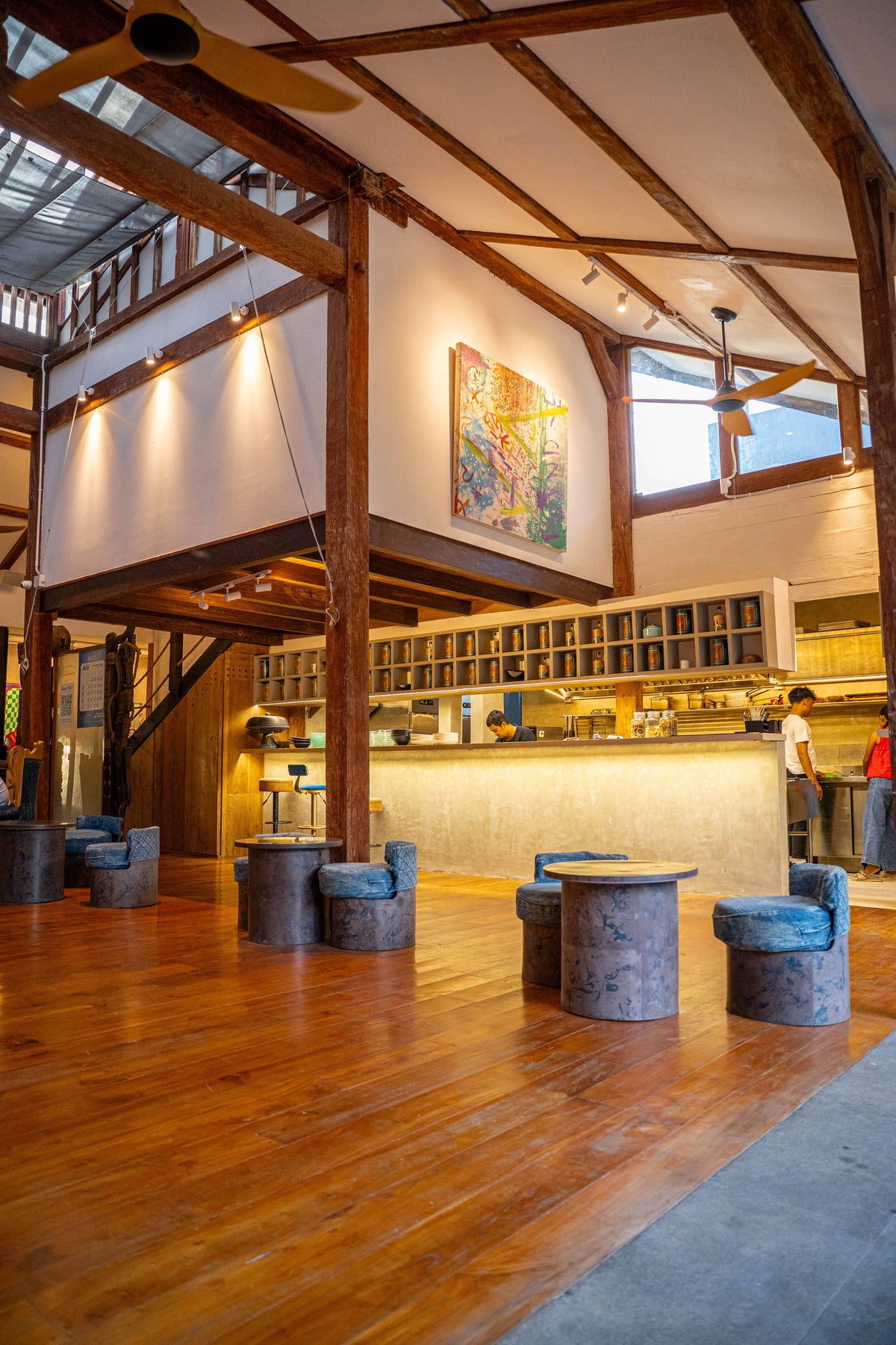 A Café Surrounded by Art