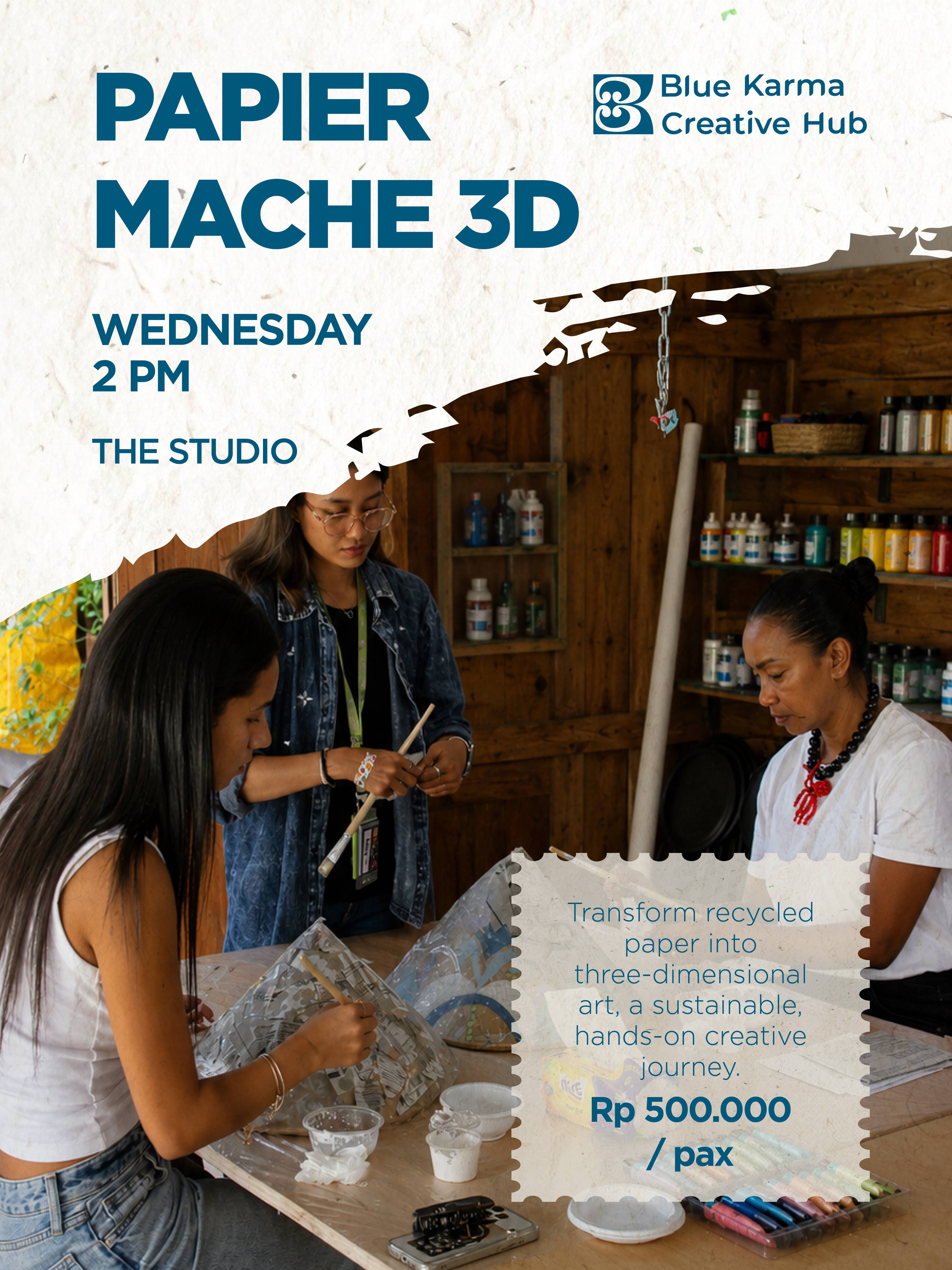3D Papier Mache Art Workshop