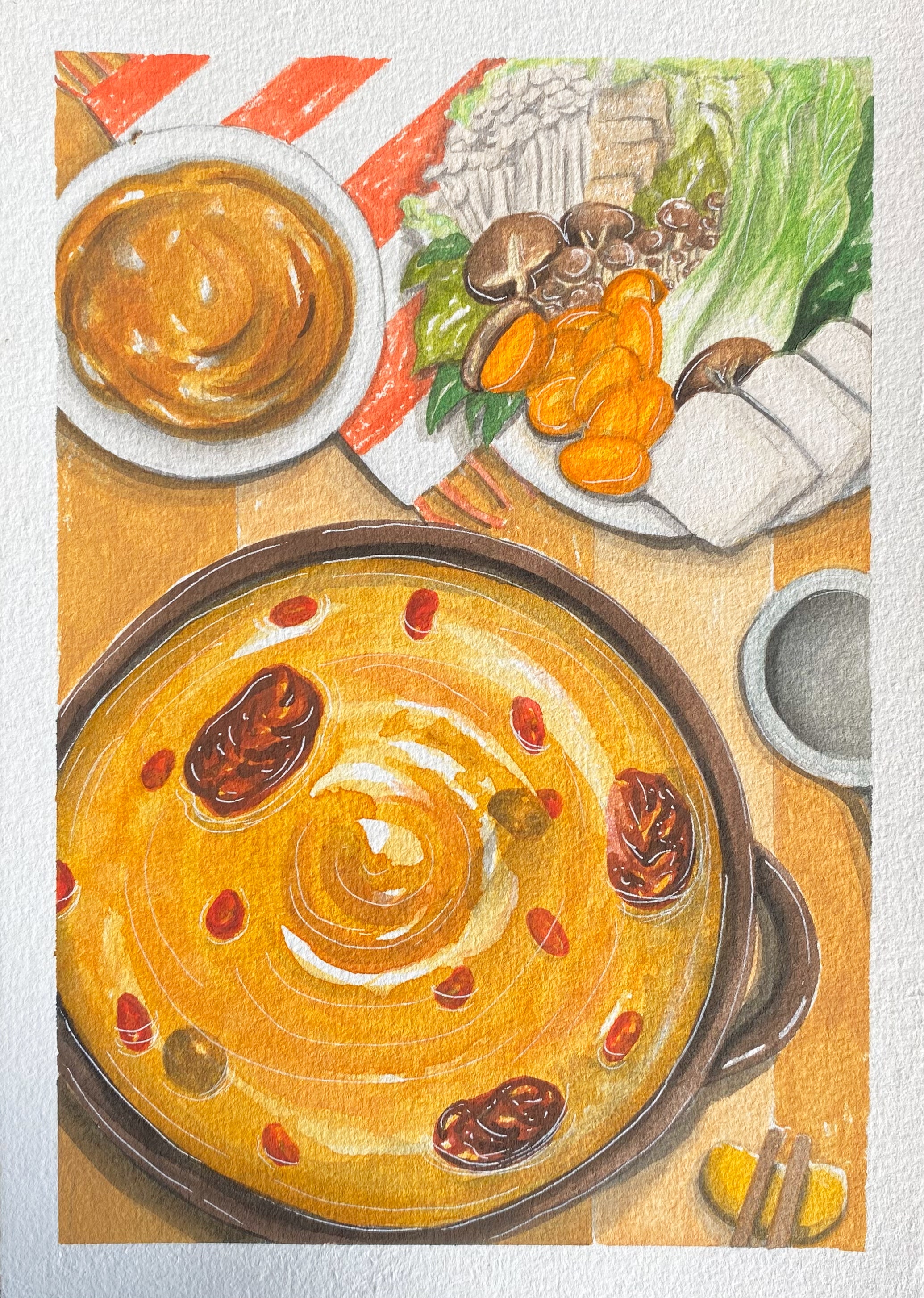 Table Spread - Hot Pot Night